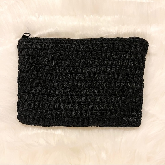 Charter Club Crochet Clutch Bag Top Zip - Picture 1 of 3
